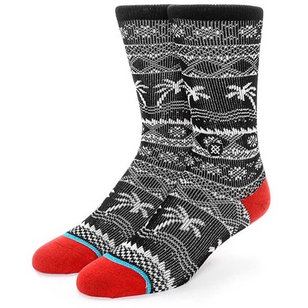 Stance Black Palm Tree Crew socks